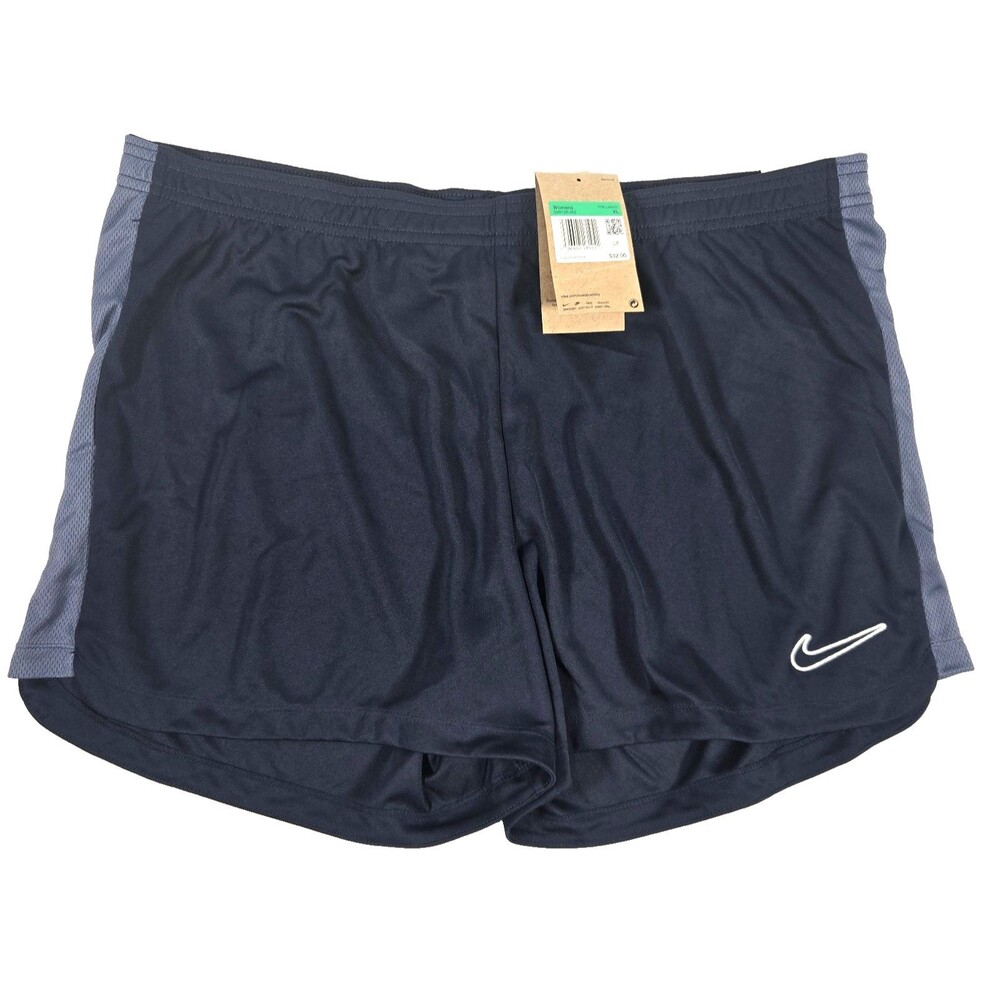 Nike Women's XL Dri-FIT Runnin Shorts in Diffused Blue Mesh Standard Fit NWT